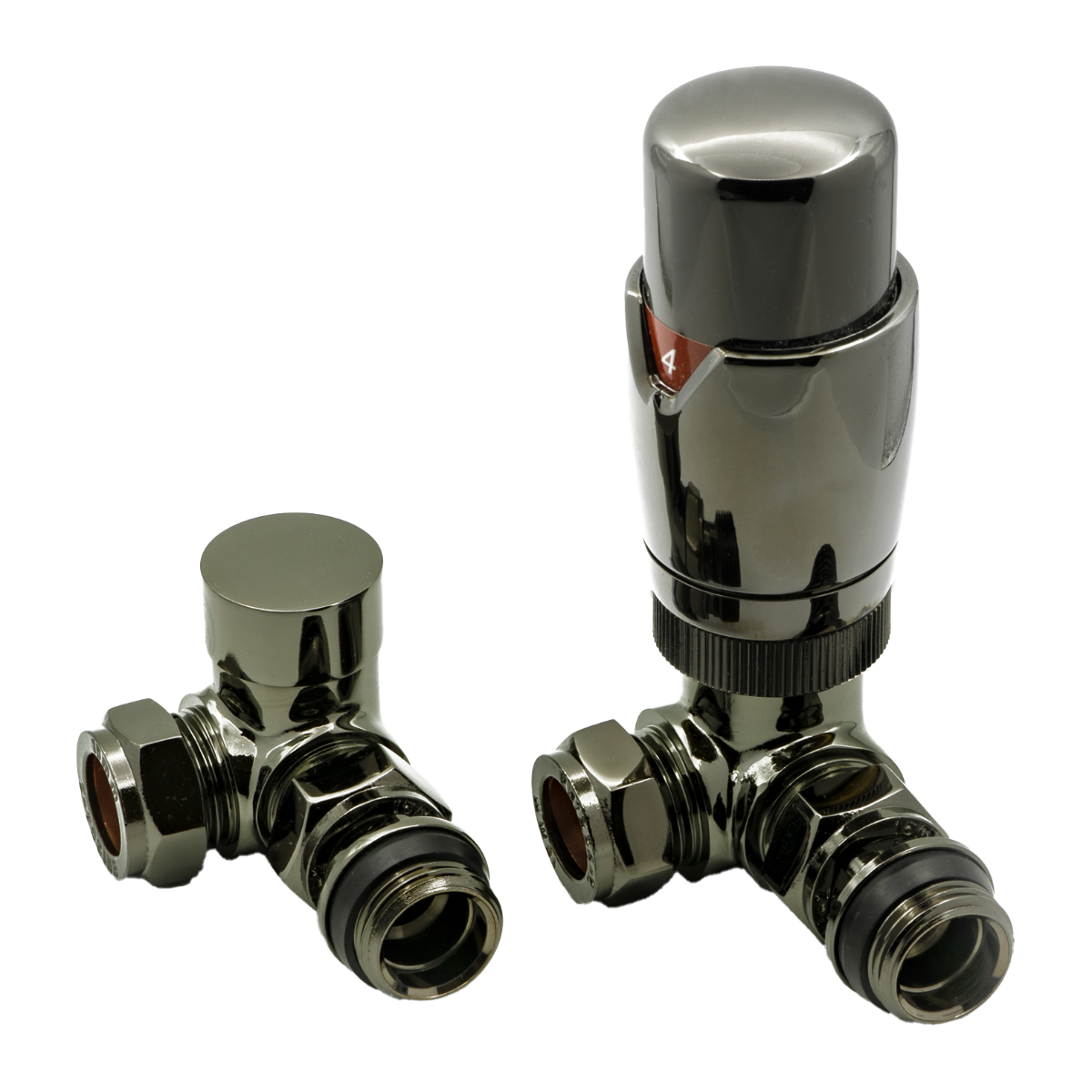 Reina Modal TRV Corner Valves Oiled Bronze