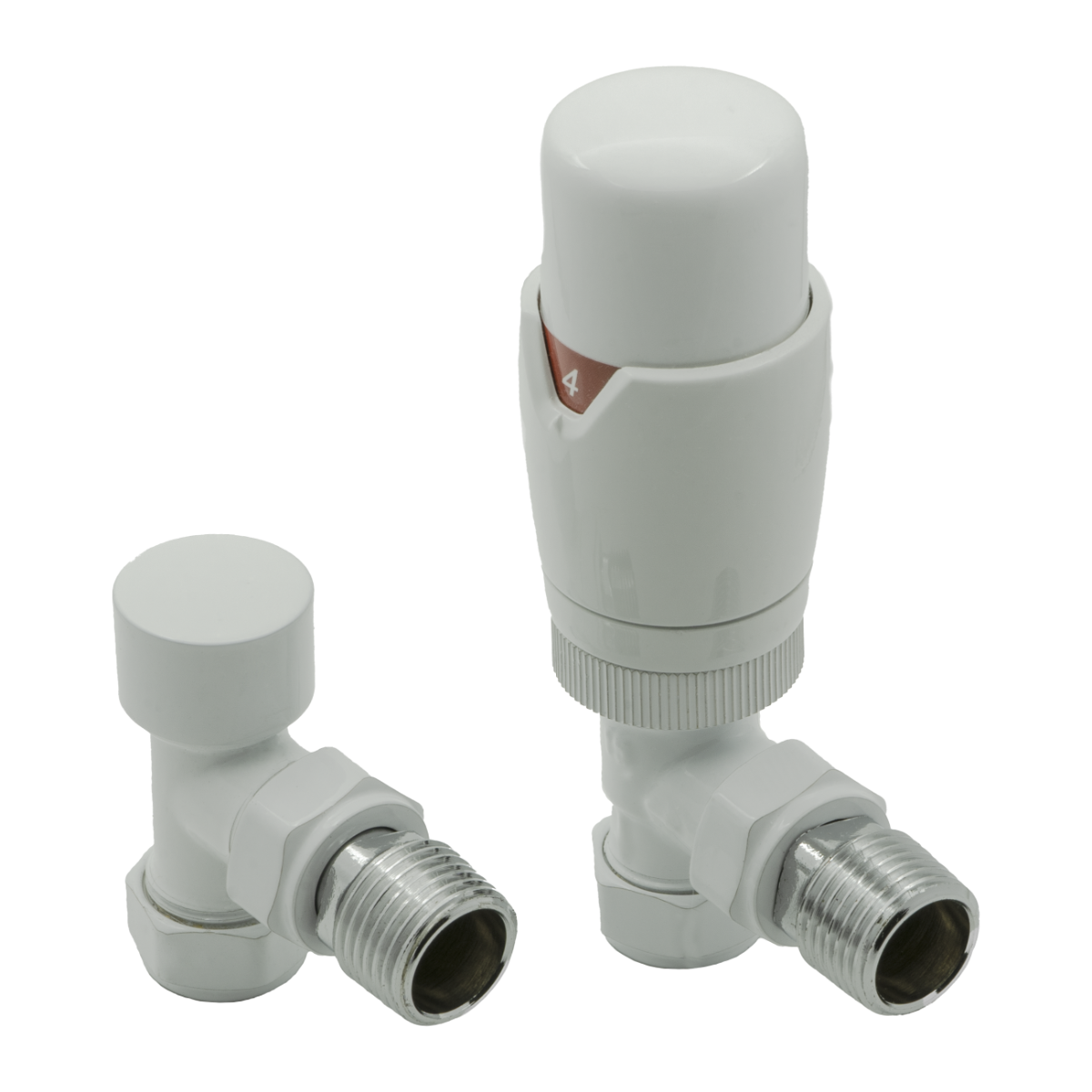 Reina Modal TRV Angled Valves White