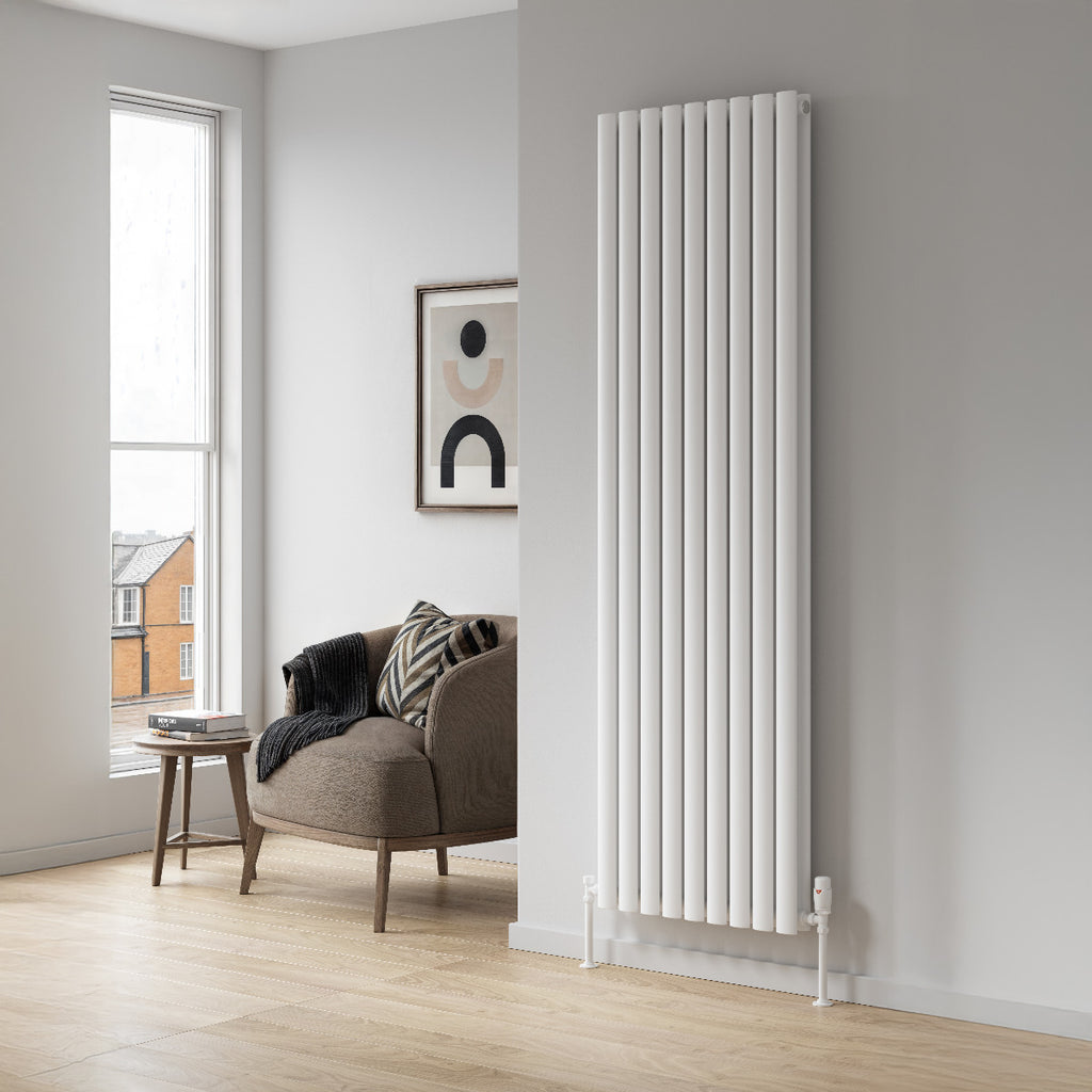 Reina Neva Vertical radiator room setting