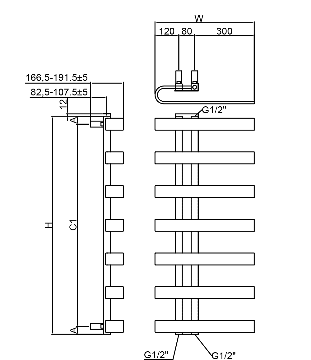 Reina Panaro technical drawing
