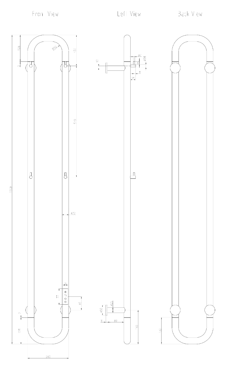 Reina Pelmo technical drawing