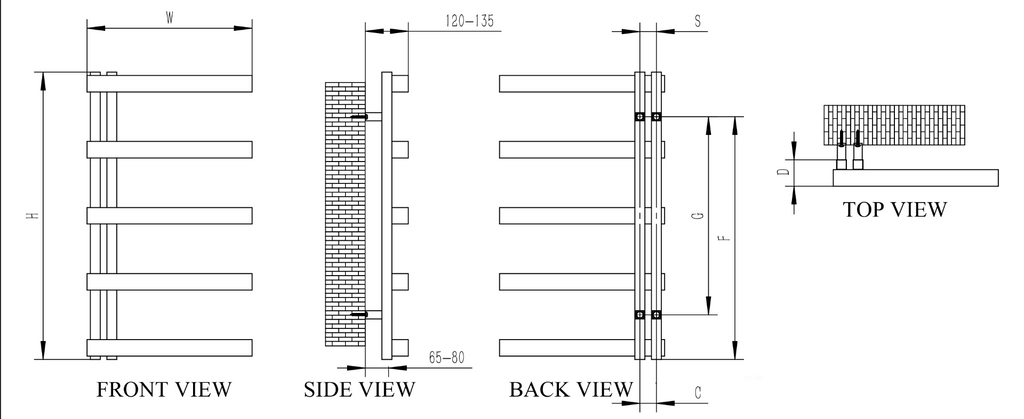 Reina Piazza technical drawing