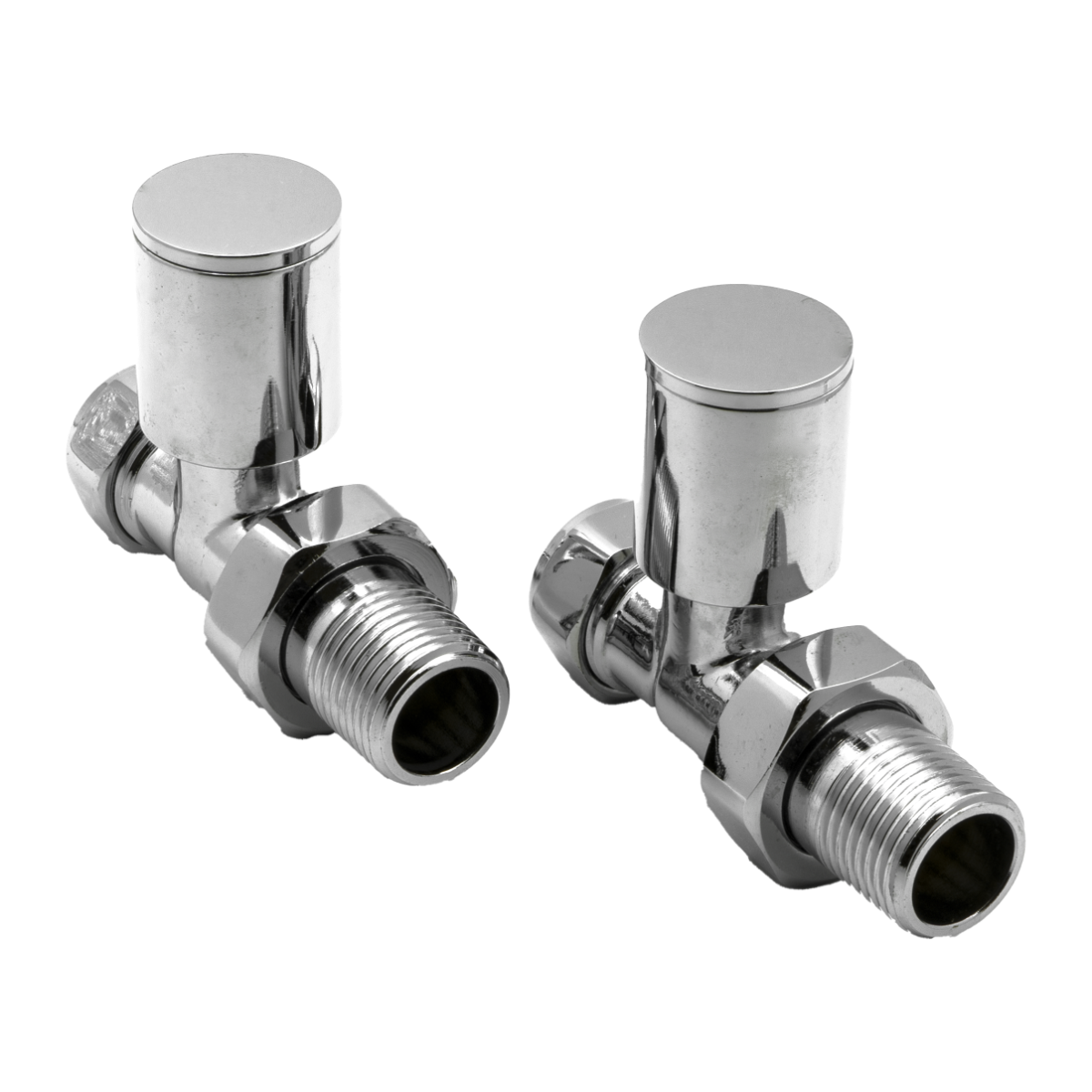 Reina Portland Straight Valves Chrome