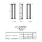 Reina Reflect technical drawing