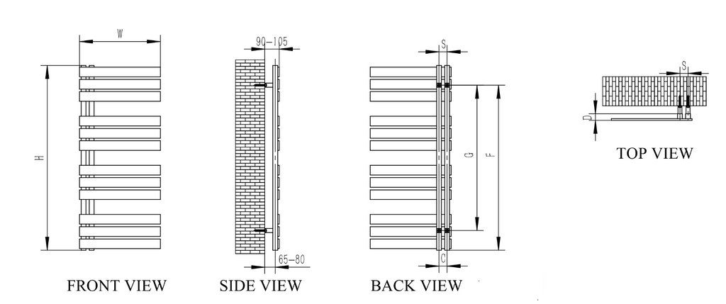 Reina Ricadi technical drawing
