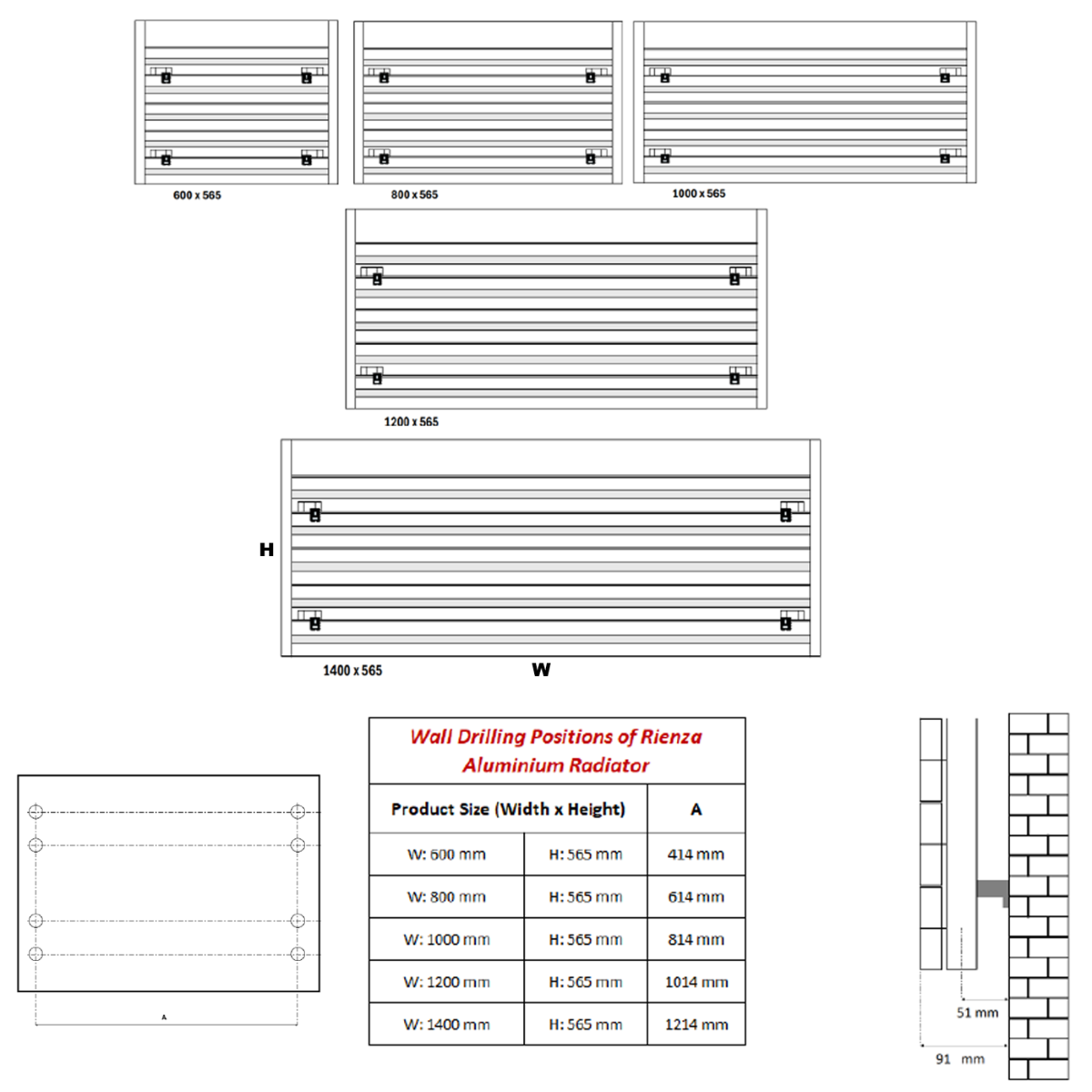 Reina Rienza technical drawing