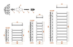Reina Serena technical drawing