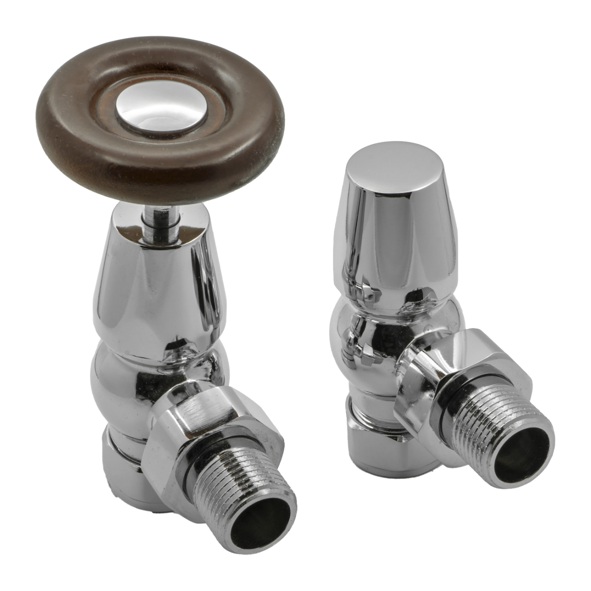 Reina Surrey Angled Valves radiator room setting
