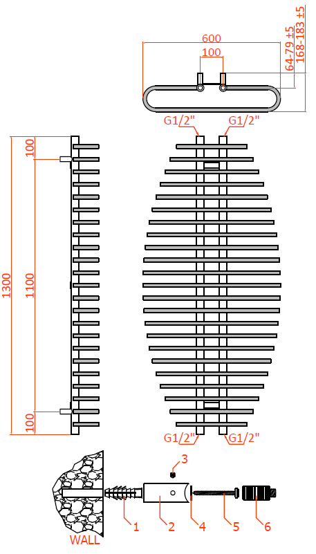 Reina Teano technical drawing