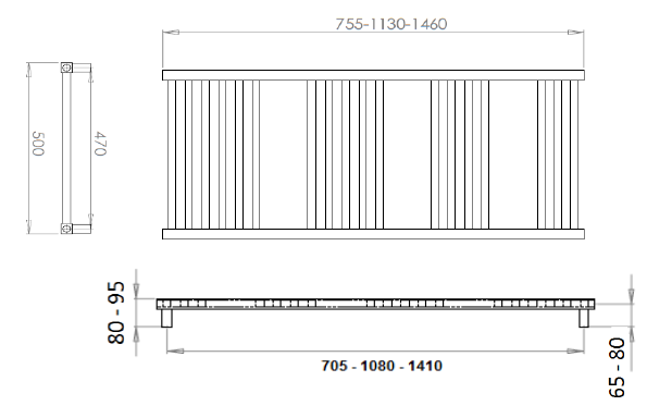 Reina Vasto technical drawing