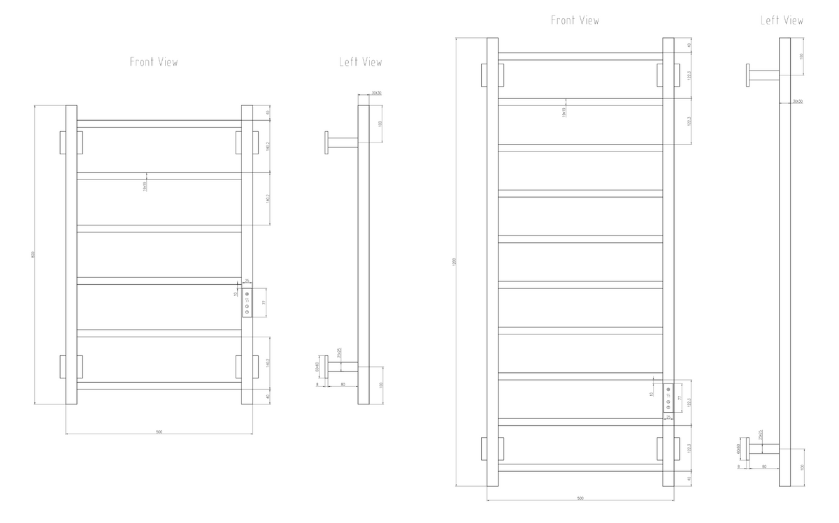 Reina Velino technical drawing