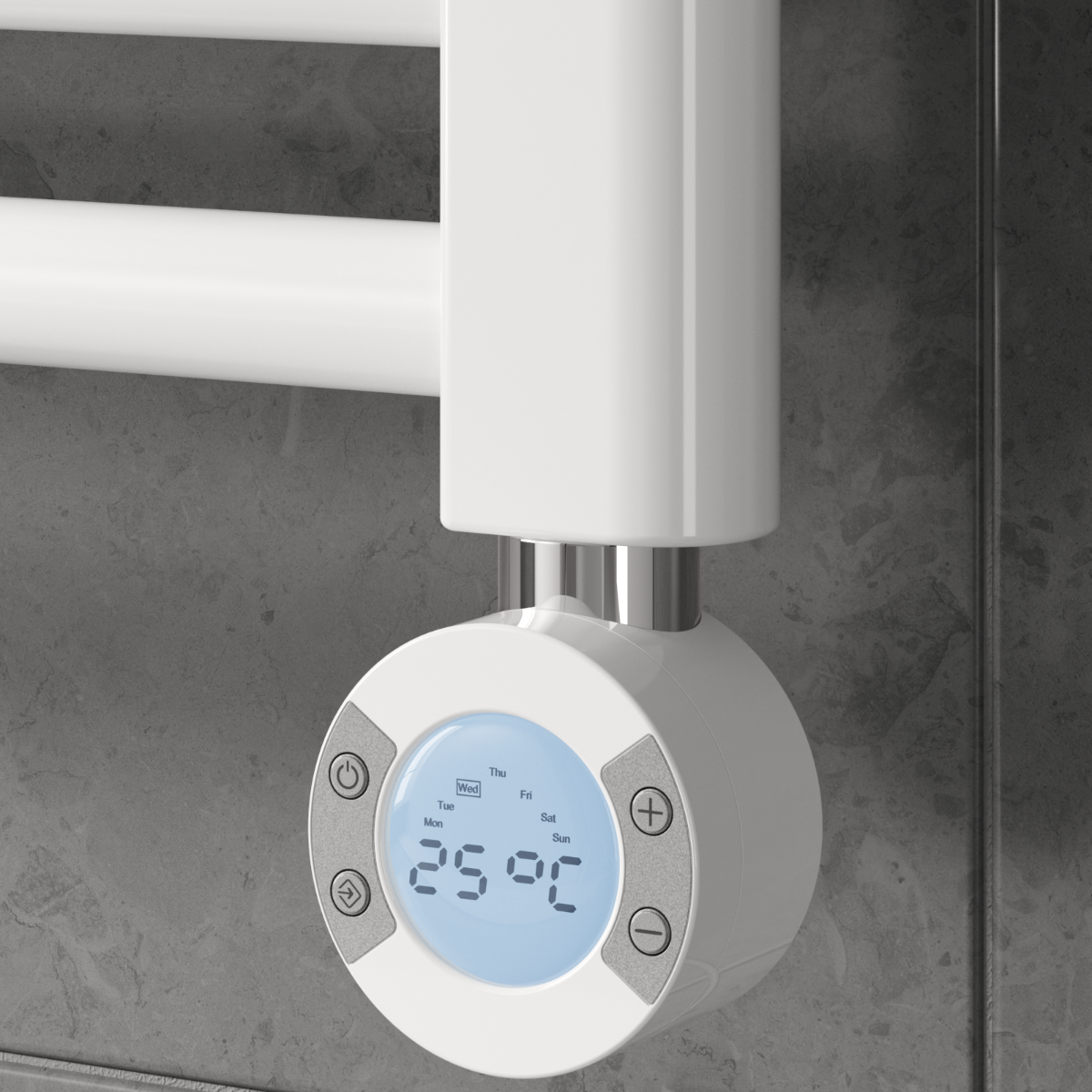 Reina Weekly Thermostatic Control Unit White